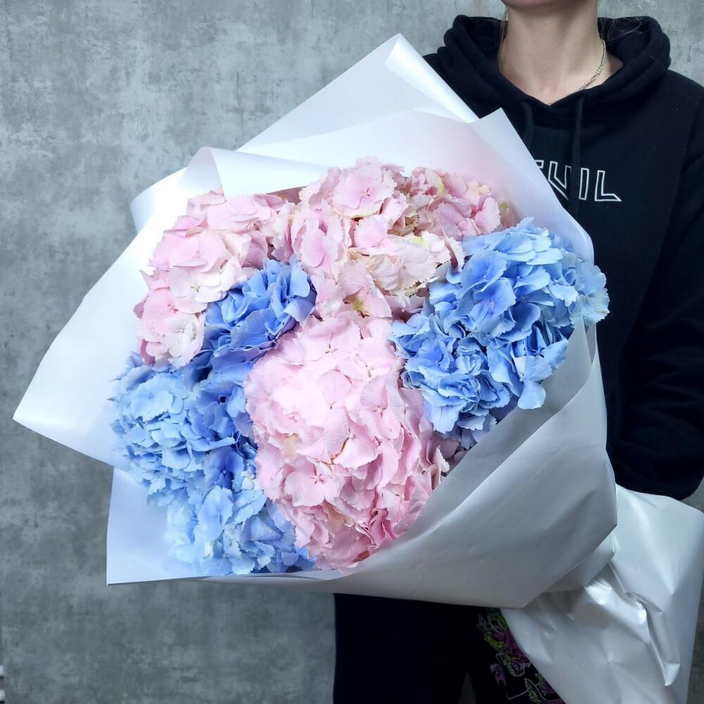 Сахарная вата L Букет из гортензий Сахарная вата L Букет из гортензий