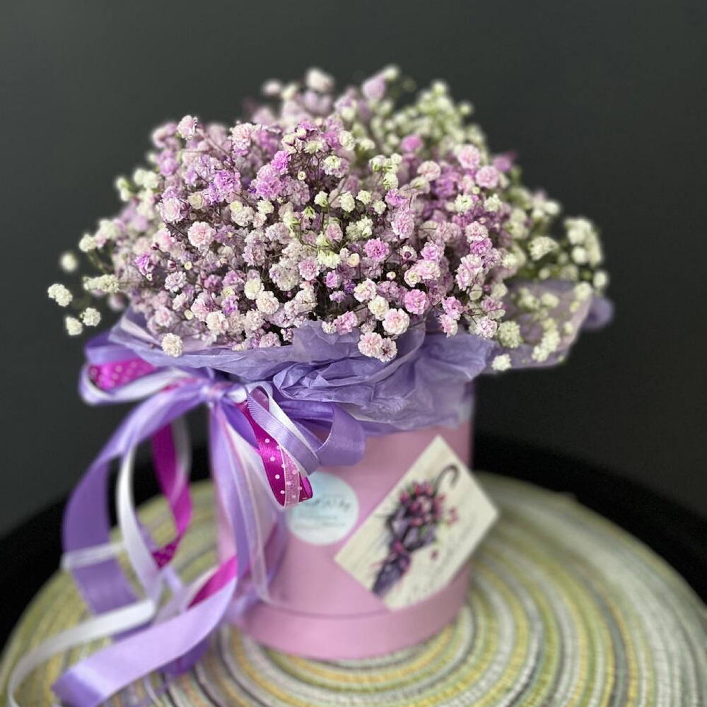 Цветы в коробке